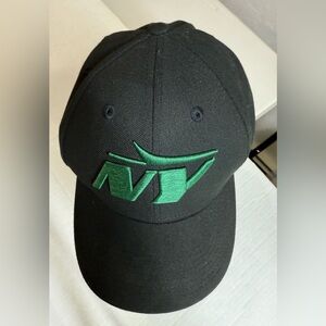 New York Jets New Era 39THIRTY Hat Size L XL Black Green NFL Stretch Fit Cap